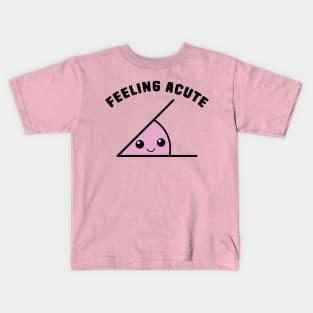 Acute Angle Math Pun Kids T-Shirt